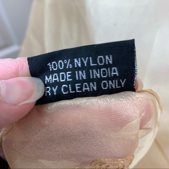 Rachelle Sheer‎ Embroidered Indian Scarf/Shawl In Good Used Condition. - Picture 6 of 16